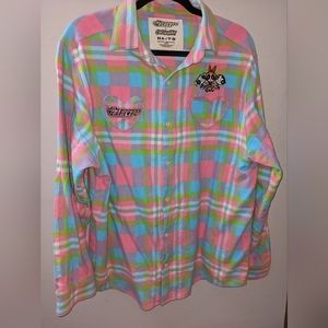 Powerpuff Girls Cakeworthy Heart Flannel XL